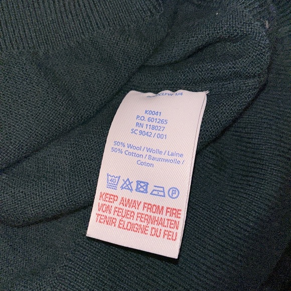 BODEN Ruffle Evergreen Woolblend Lightweight Sweater SzXL GUC - Picture 11 of 14